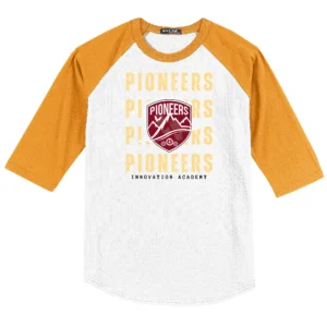 Pioneers Stacked Adult Baseball Tee