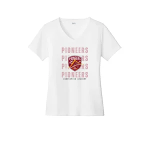 Pioneers Stacked Ladies V-Neck